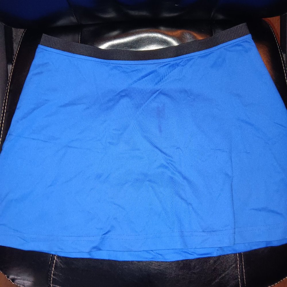 Blue Elastic Skirt